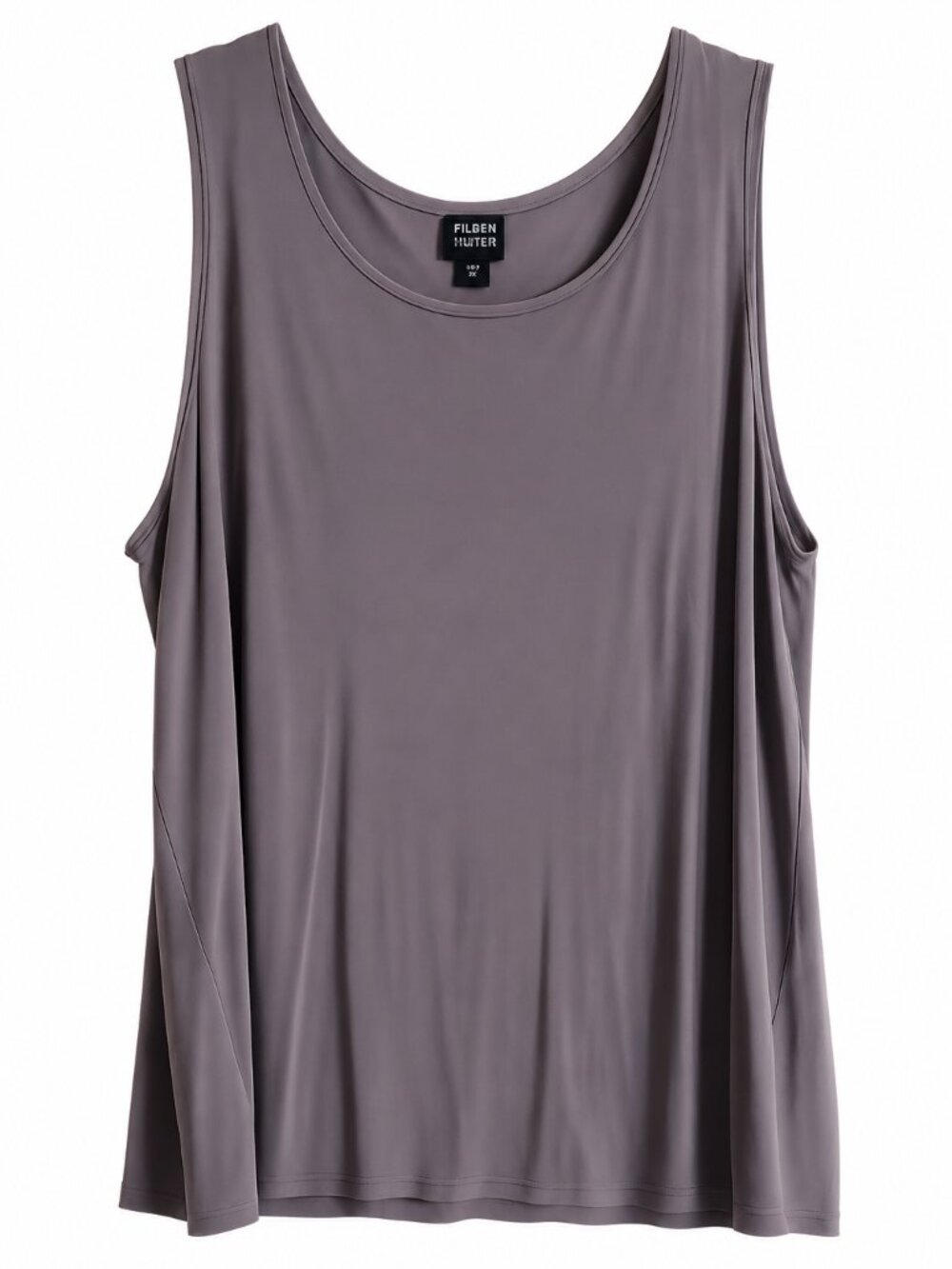 Eileen Fisher 100% Silk Tank Top – Women's 2X – Taupe – Preowned Excellent - Picture 2 of 2
